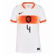 Țările de Jos Virgil van Dijk #4 Echipament de Fotbal Replică Mondial 2026 Femei Deplasare Țările de Jos Virgil van Dijk #4 Echipament de Fotbal Replică Mondial 2026 Femei Deplasare